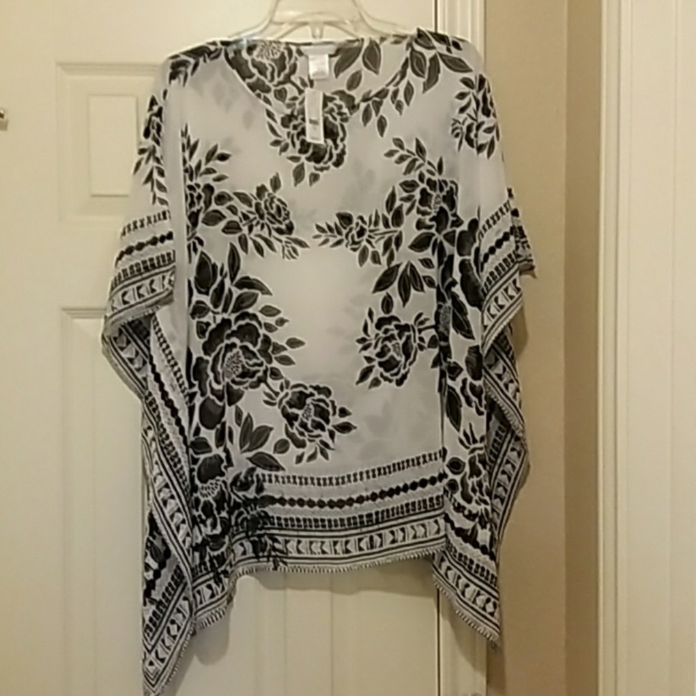 Pullover sheer summer top